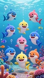 Baby Shark în Ocean