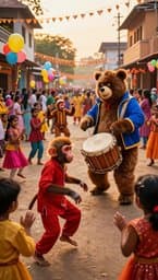 कालू मदारी का जश्न