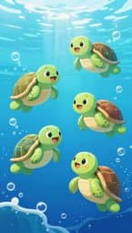 Five Little Turtles Dance