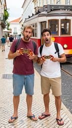 Val and Tim in Lisbon