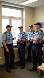 Raucherpause im LKA