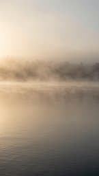 Misty Lake Sunrise