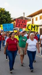 Marcando los Cuatro Gallos