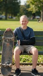 O Menino Careca e o Patinete