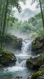 Serenity of the Bamboo Grove
