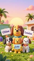 Bluey Family Theme: Chloé, Loïc, Arthur & Louise