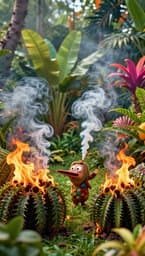 Saci e as Plantas Queimadas