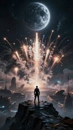 Futuristic Hero's Rise