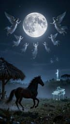 Cavalo de Lua e Maria