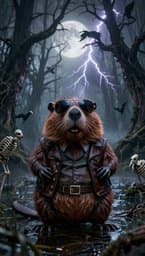 Gangster Beaver of the Haunted Swamp