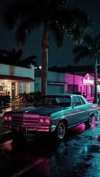 Neon Shadows of Miami
