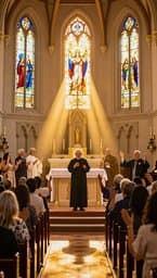 Receber Pastor Sete no Altar