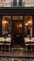 Rainy Cafe in Paris