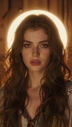 Neon Halo Angel