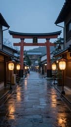 Peaceful Japanese Rain