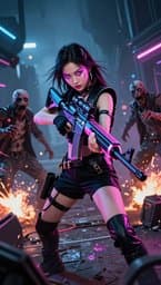 Sniper Queen & Player 2