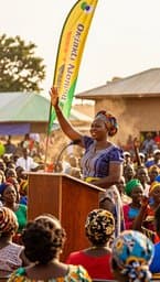 She leads we win