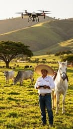 Don Consuelo, Su Dron y Sus Vacas