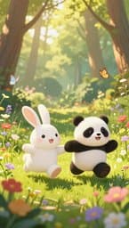 Bunny and Panda's Happy Day