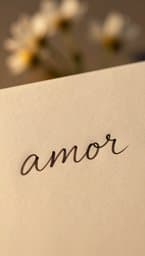 A Palavra Amor