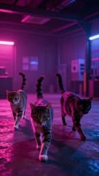 Neon Cats