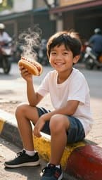 Myles at Ang Hotdog