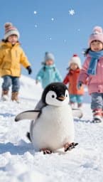 O Pinguim na Neve