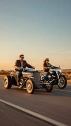 Hot Rods and Harleys