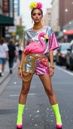 Neon Flamingo