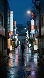 Tokyo Rain at 3 AM