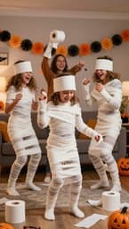 Toilet Paper Mummy Wrap