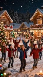 Christmas Lights Shine Bright