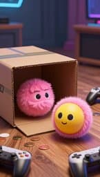 Hairy Ping Pong Balls