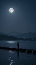 Moonlit Stepping Stones