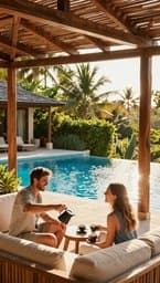 Mornings by the Pool