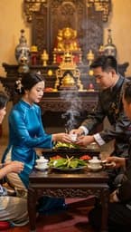 Cưới Hỏi: Áo Dài & Trầu Cau