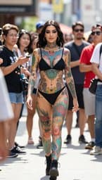 Glaucia Tatuada