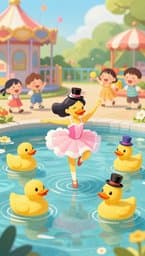 Ducks in a Cancan