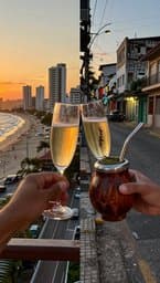 Champagne y Mate Amargo