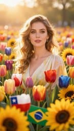 Tulip & Sunflower