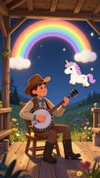 Unicorn Kisses in the Night