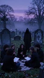 La Sombra en el Cementerio