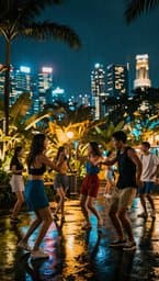 Nuit à Singapour