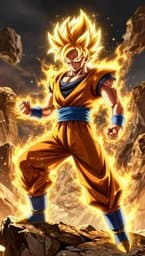 Goku power up