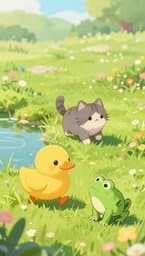 Little Duck, Little Cat, Little Frog