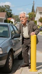 Jim and the Bollard