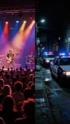 Stage Lights & Blue Lights