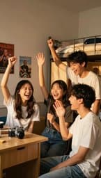 Four Friends, College Days