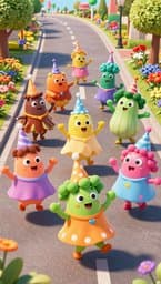 The Dancing Vegetable Parade
