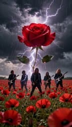 Thunderstruck Lady in Red